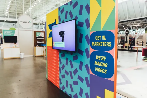 Wistia INBOUND trade show booth, 2 of 12