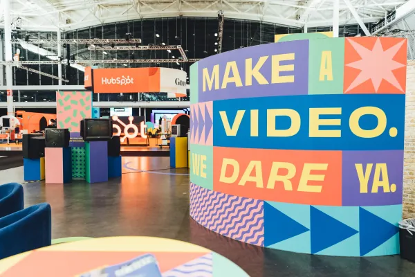 Wistia INBOUND trade show booth, 4 of 12