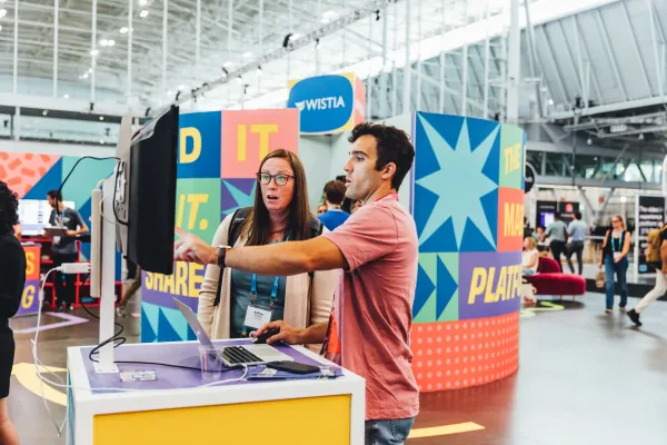 Wistia INBOUND trade show booth, 5 of 12