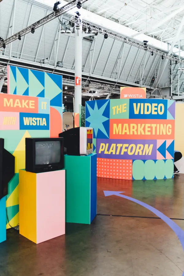 Wistia INBOUND trade show booth, 8 of 12