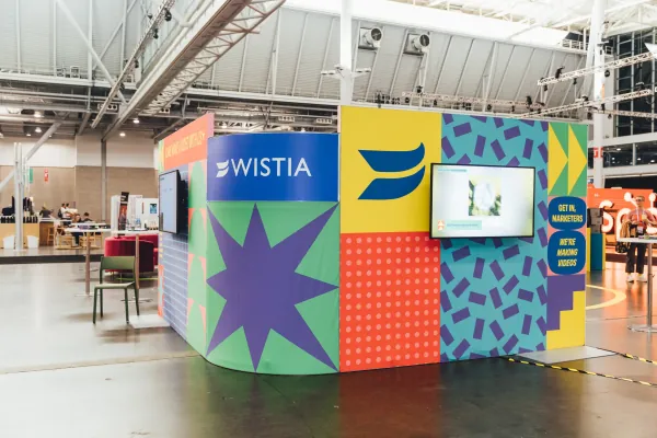 Wistia INBOUND trade show booth, 9 of 12