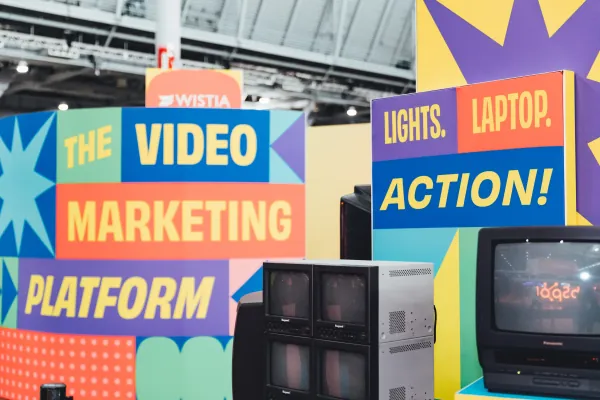 Wistia INBOUND trade show booth, 12 of 12